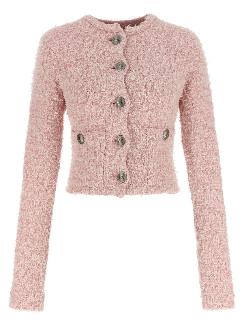 Cropped Tweed Cardigan