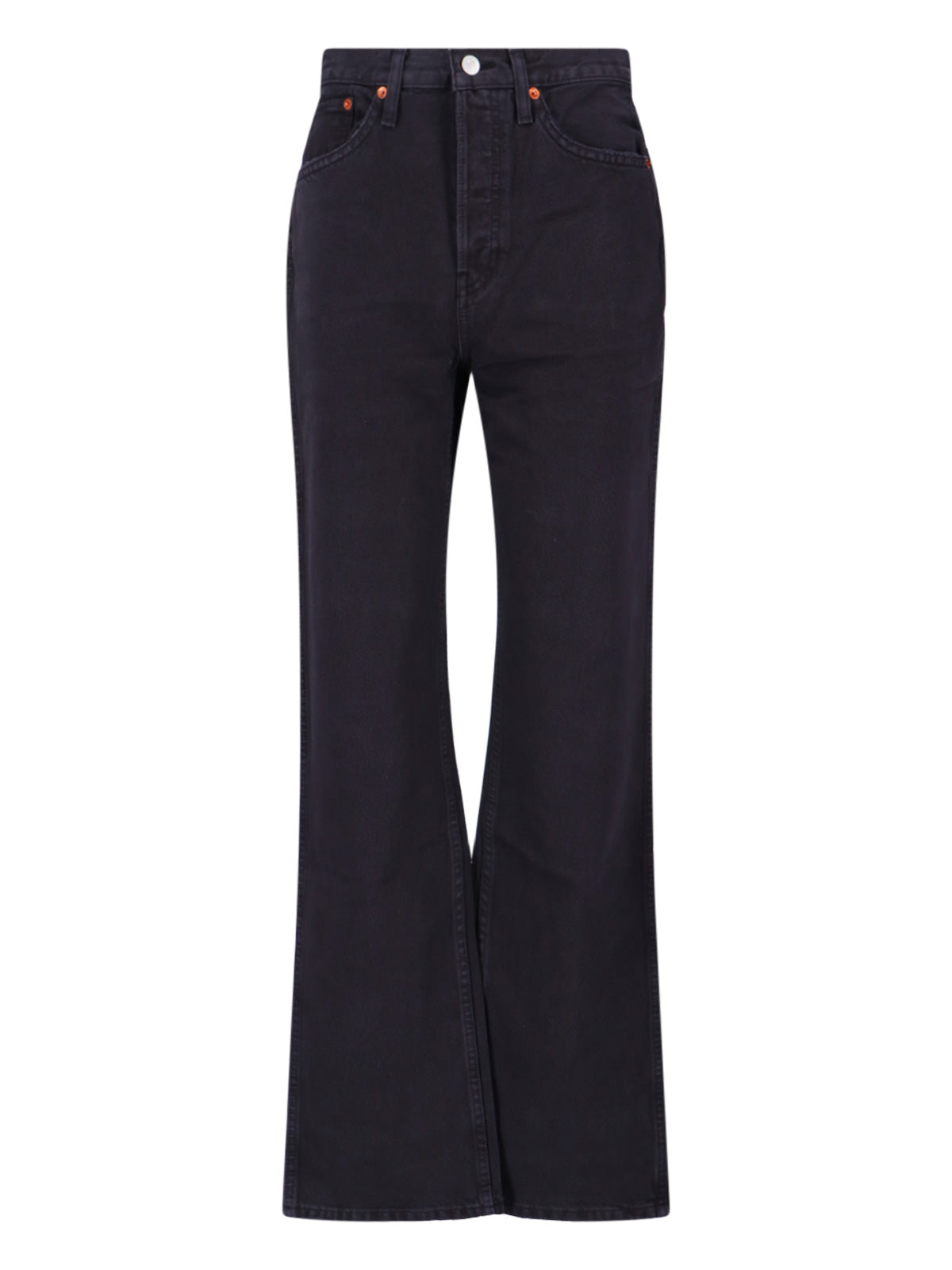 Black Wash High-Rise Jeans