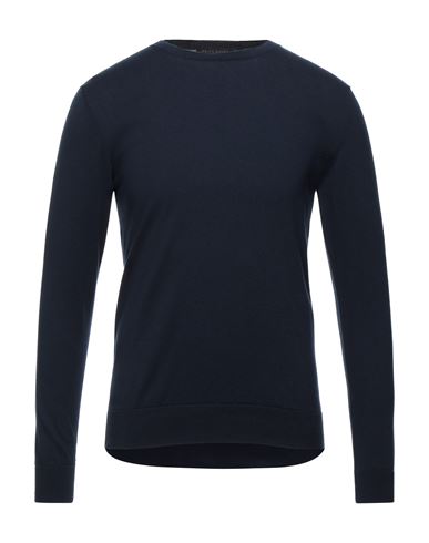 Man Sweater Midnight blue Size S Cotton