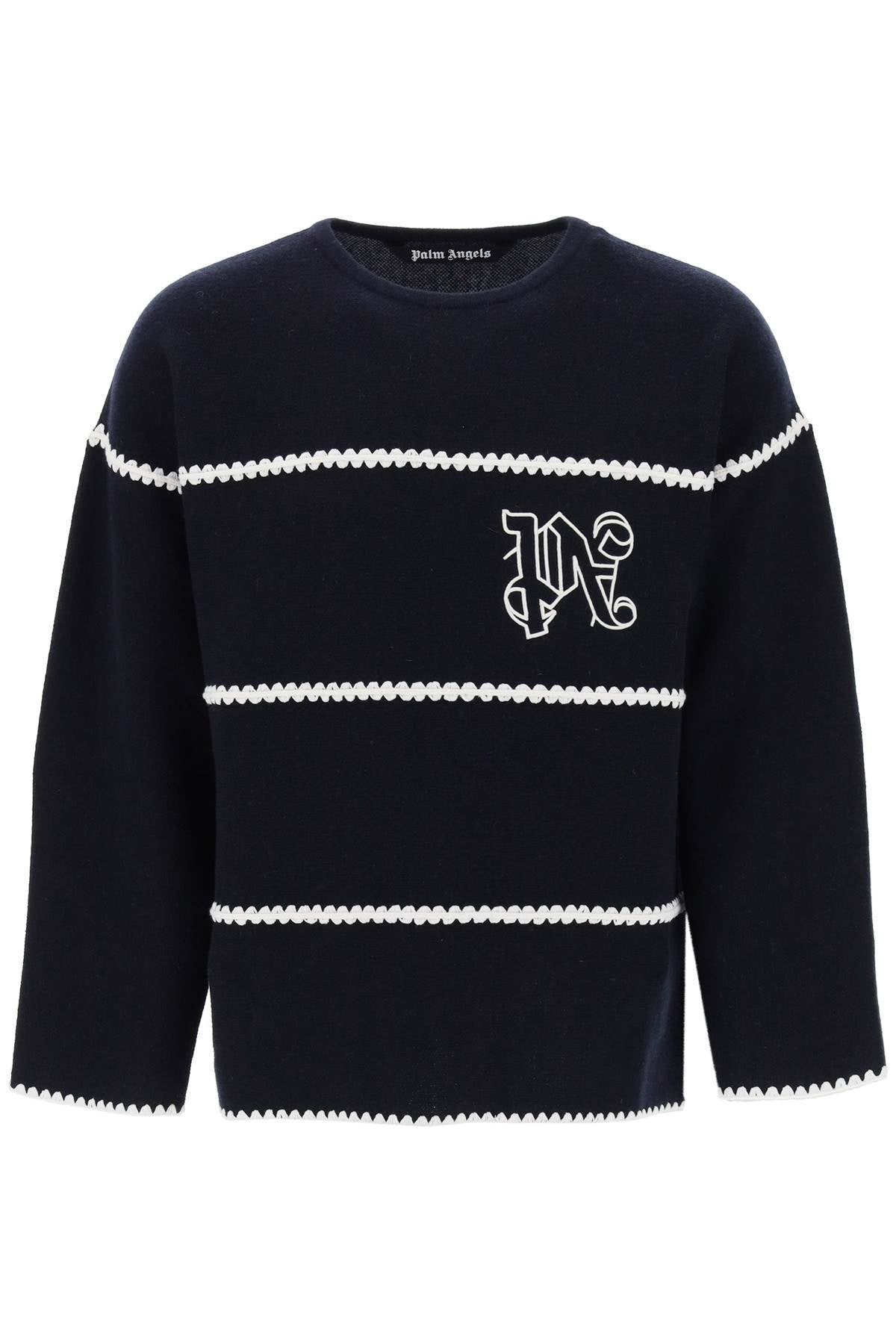 Knit Wool Blend Pullover