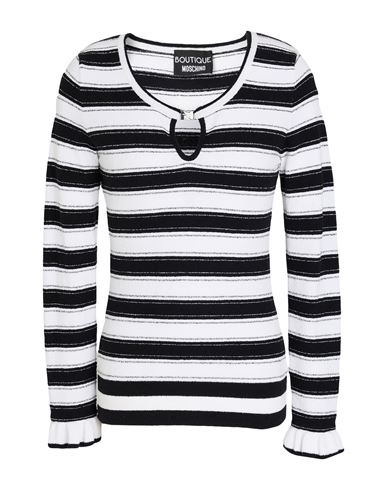 Woman Sweater White Size 6 Cotton, Polyamide
