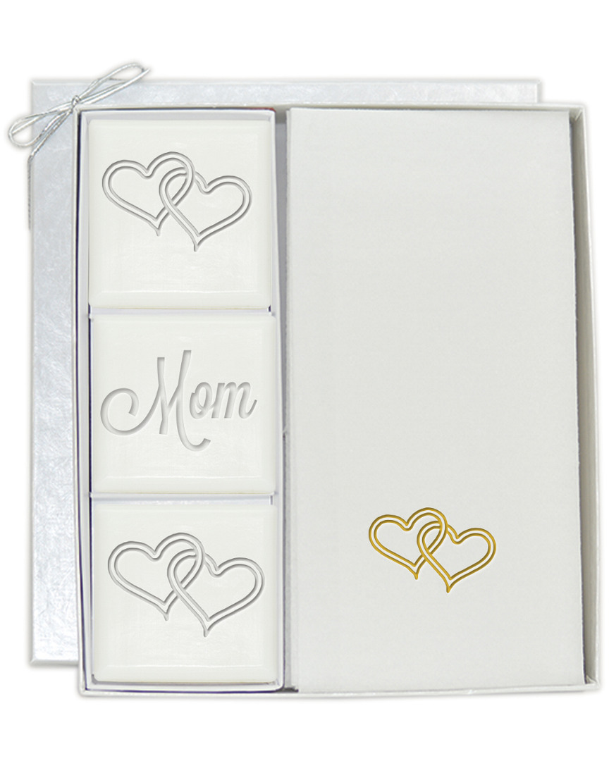 Double Hearts For Mom Soap And Towel Set