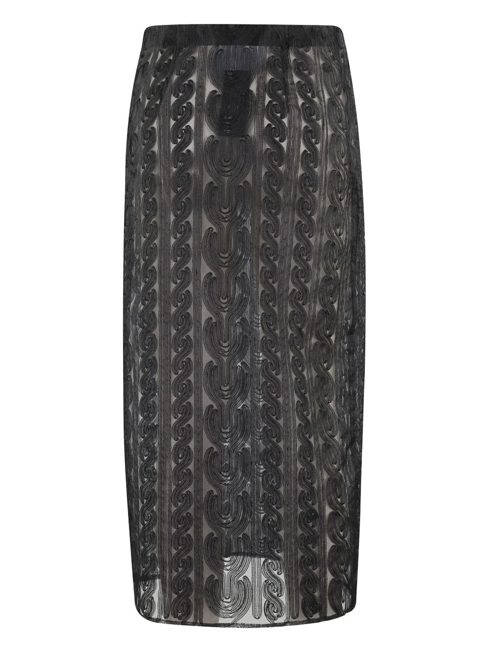 Erika Cavallini Alda midi skirt - Black