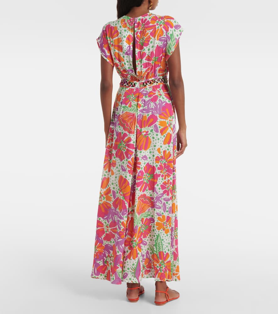 Cecile floral maxi dress