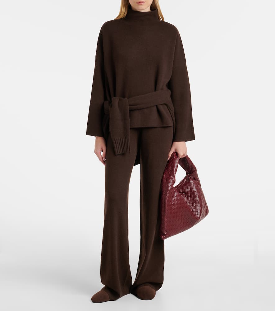 Wool and cashmere turtleneck sweater