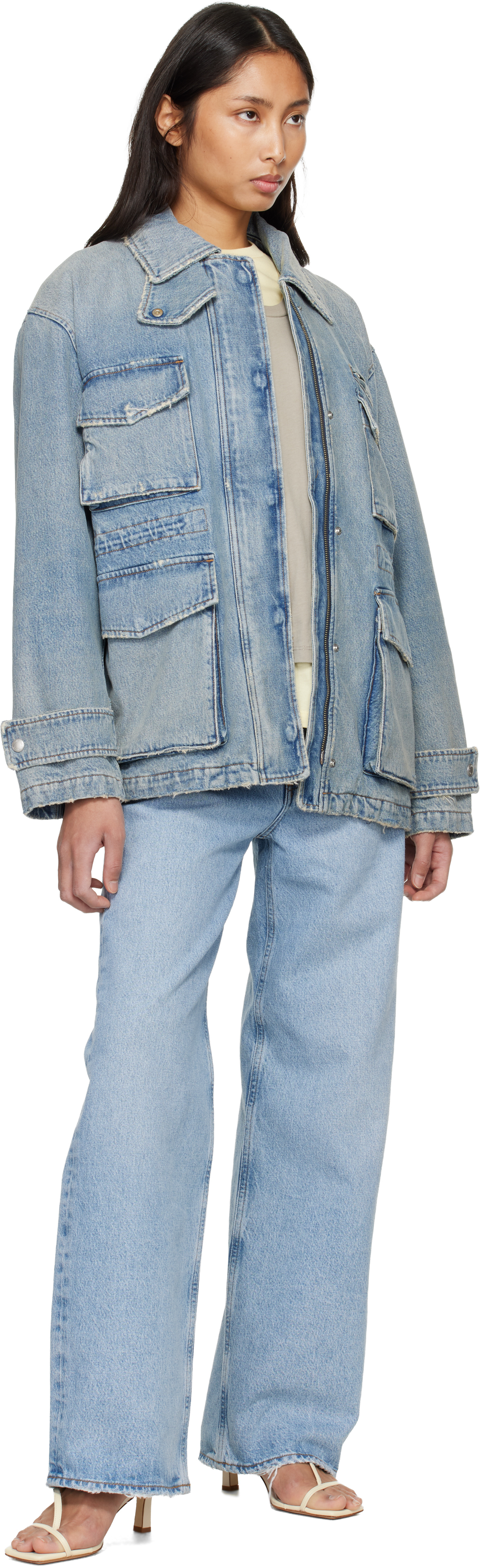 Blue Low Curve Jeans