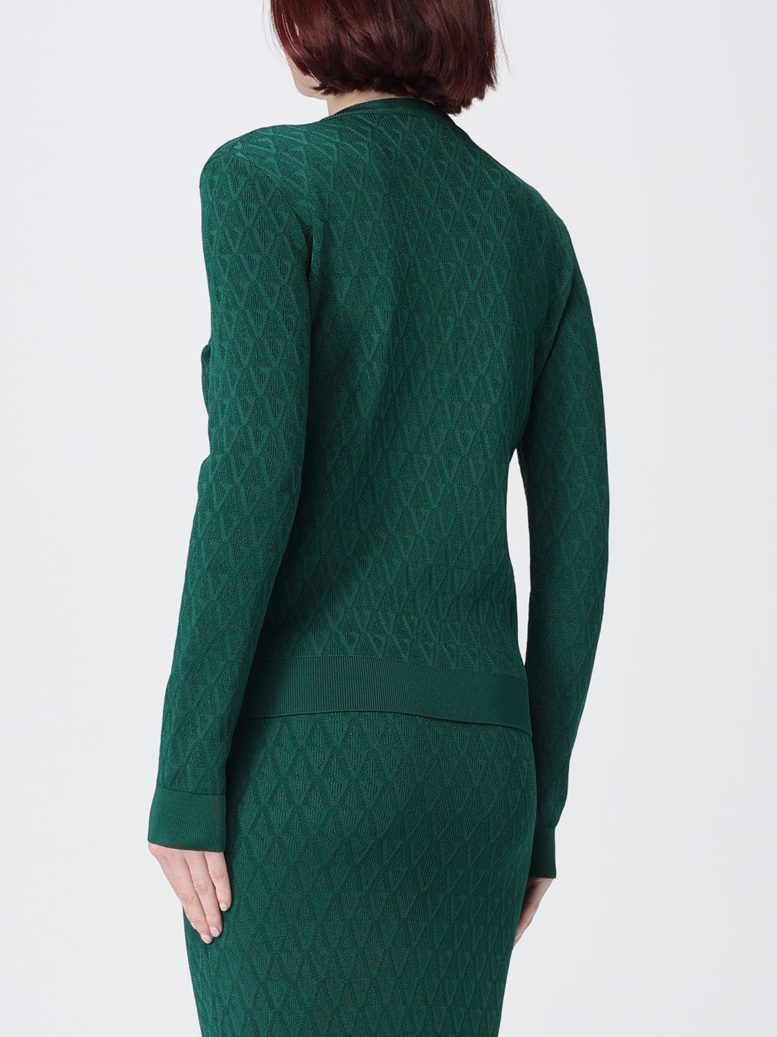Cardigan Woman color Green