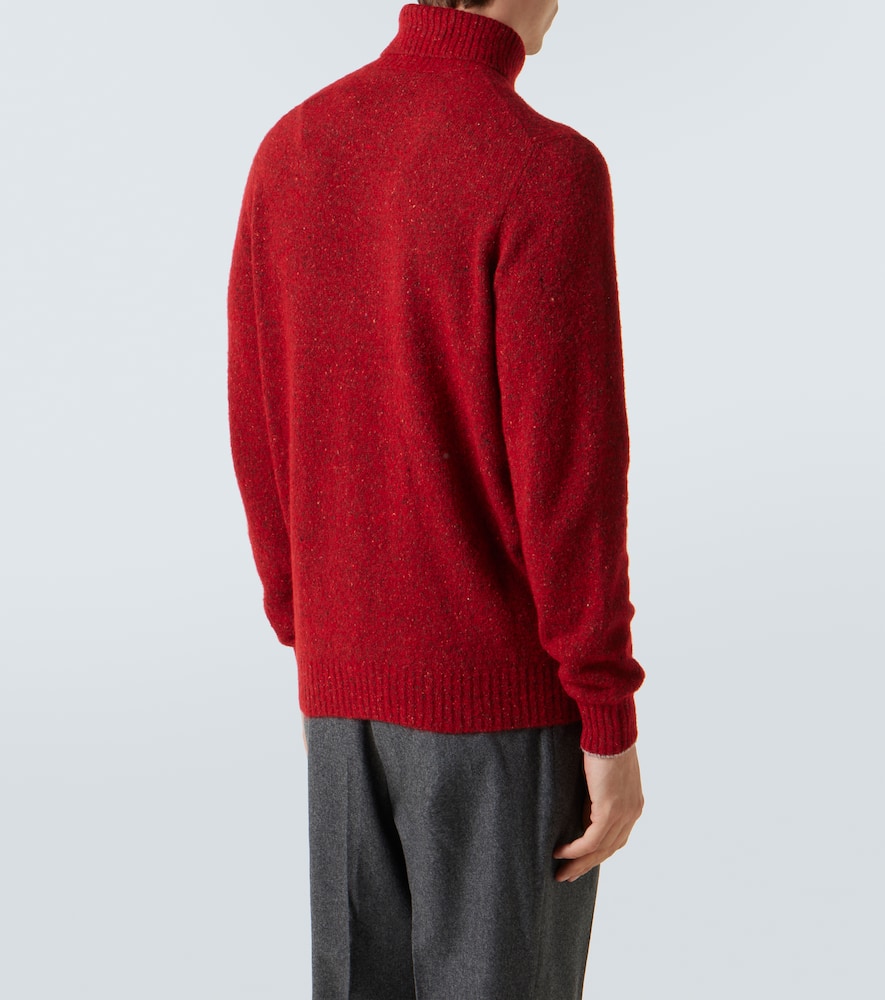 Wool, silk and cotton-blend sweater