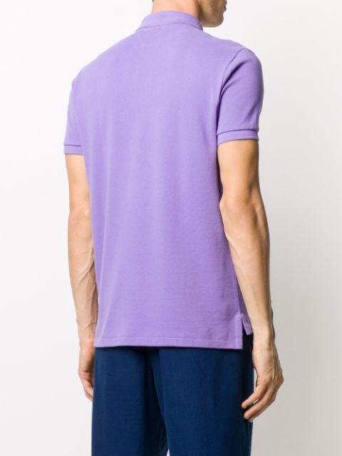Piqué cotton polo shirt