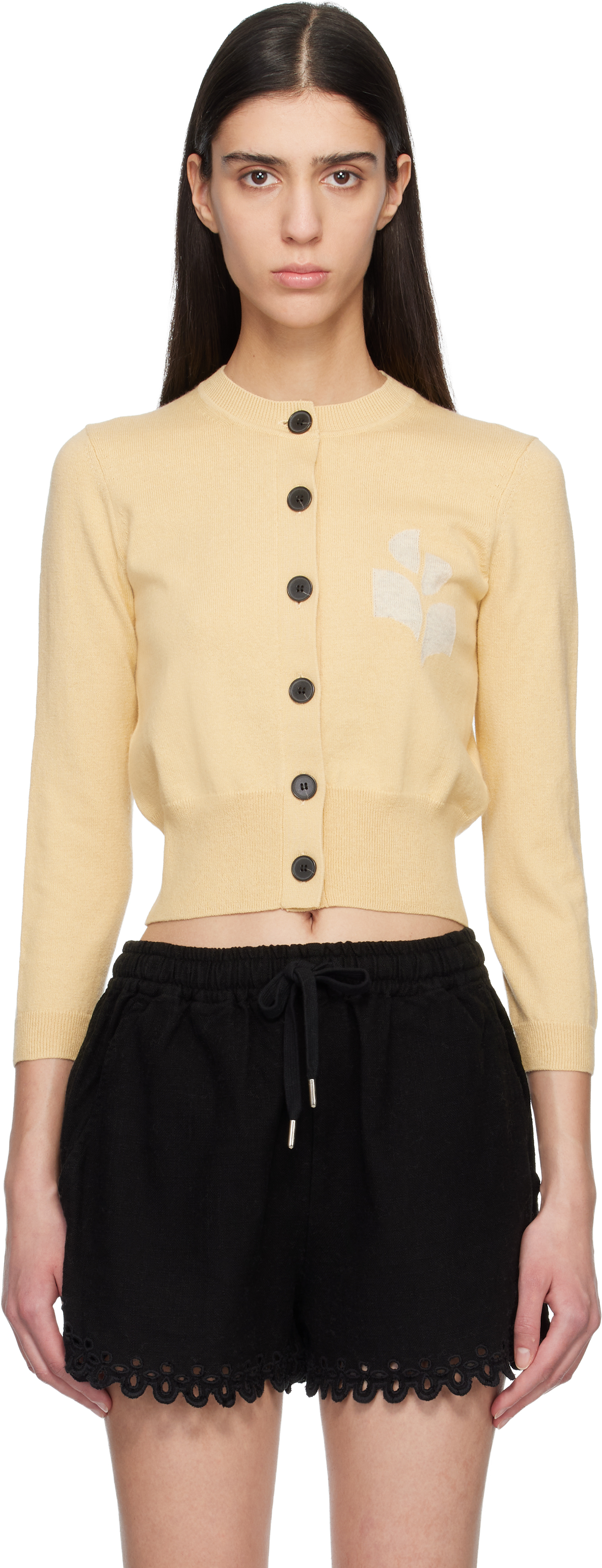 Yellow Newton Cardigan