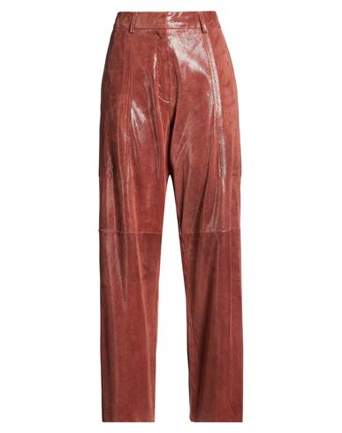 Forte_forte Woman Pants Light brown Size 2 Leather