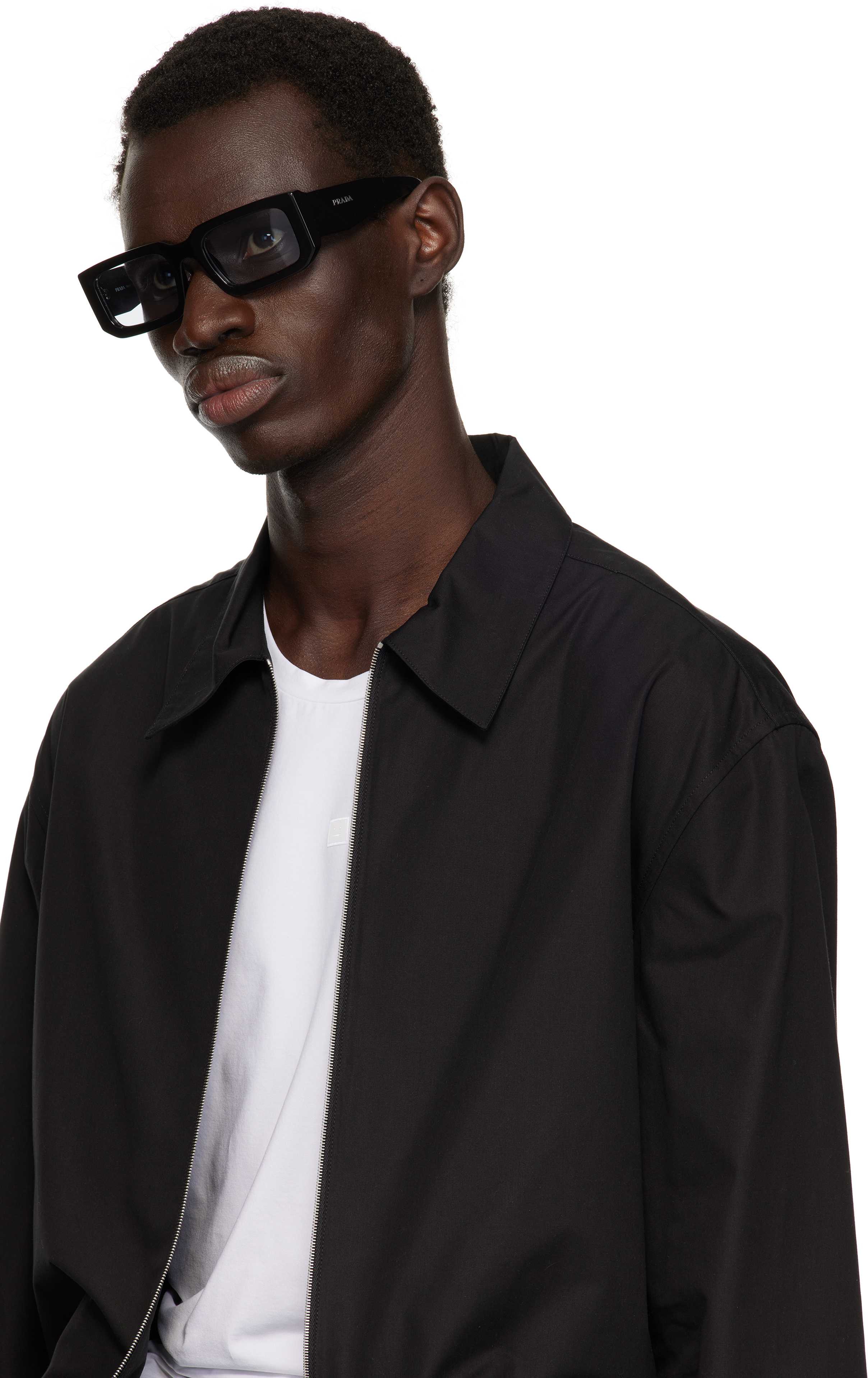 Prada Eyewear Black 'Prada Symbole' Sunglasses