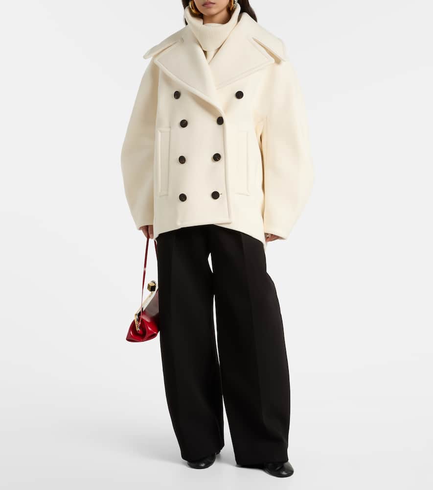 Ovalo virgin wool peacoat