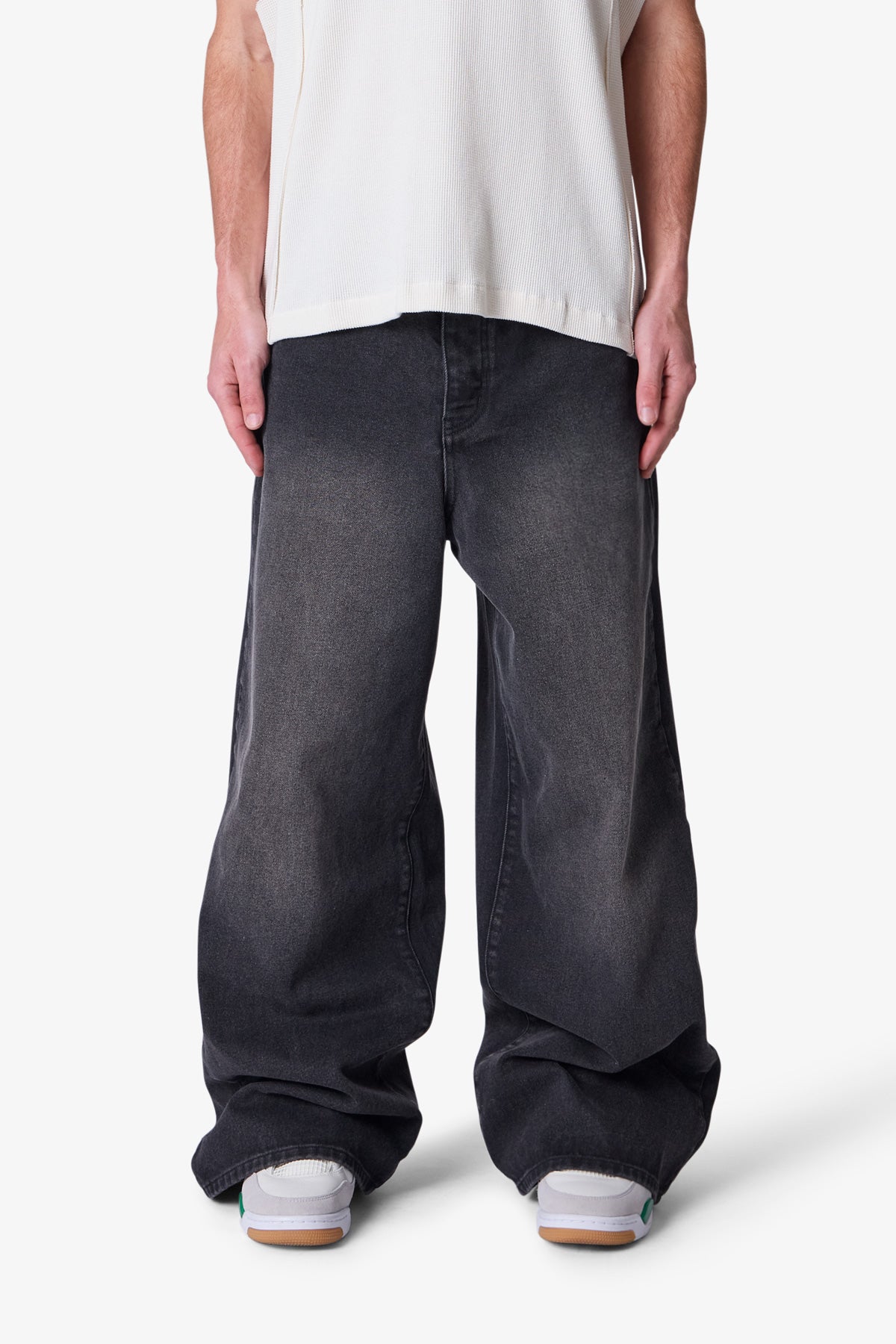 Baggy Washed Rave Denim - Vintage Black