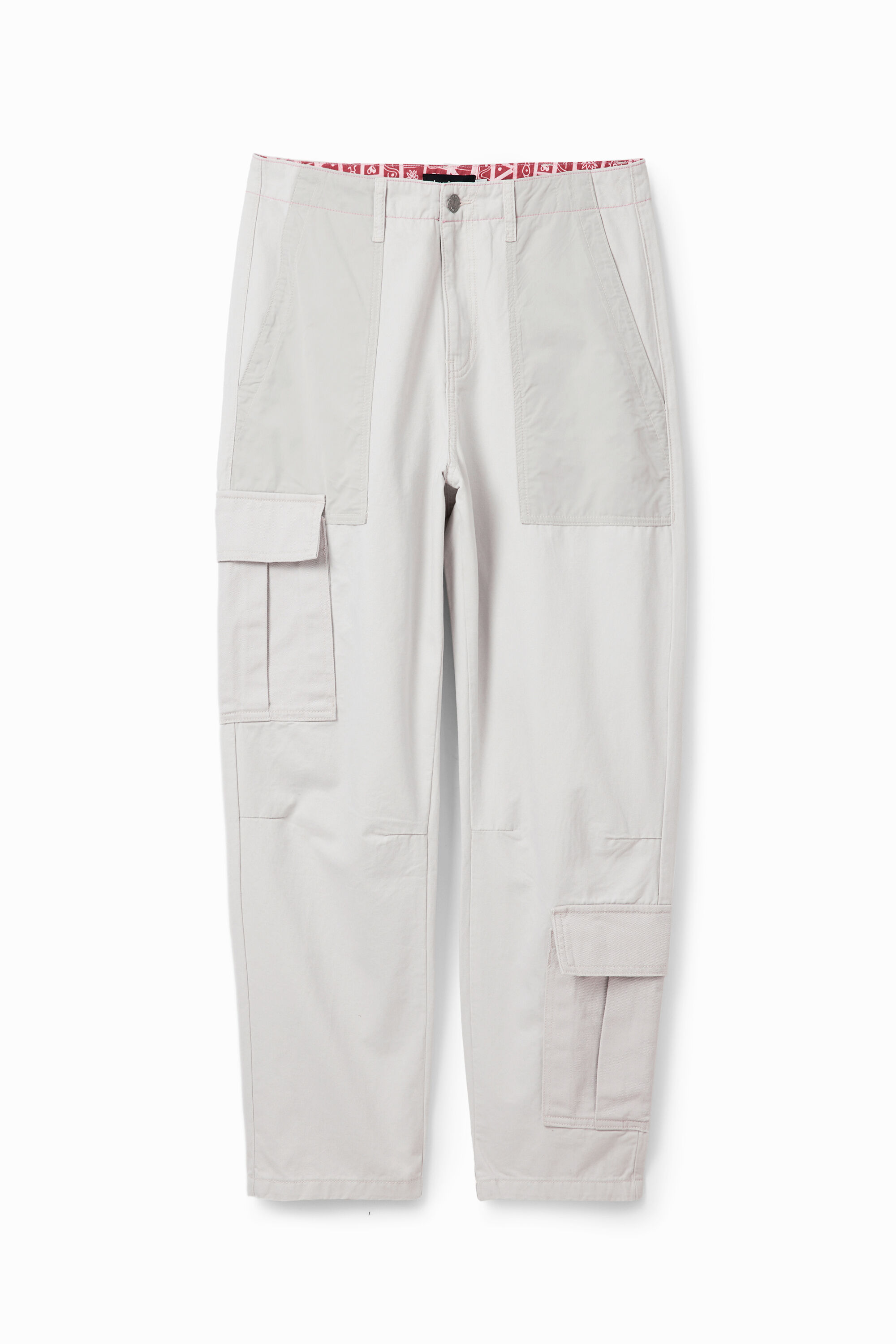 Patchwork cargo trouser