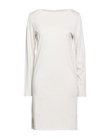 Woman Mini dress Light grey Size 1 Lyocell, Organic cotton