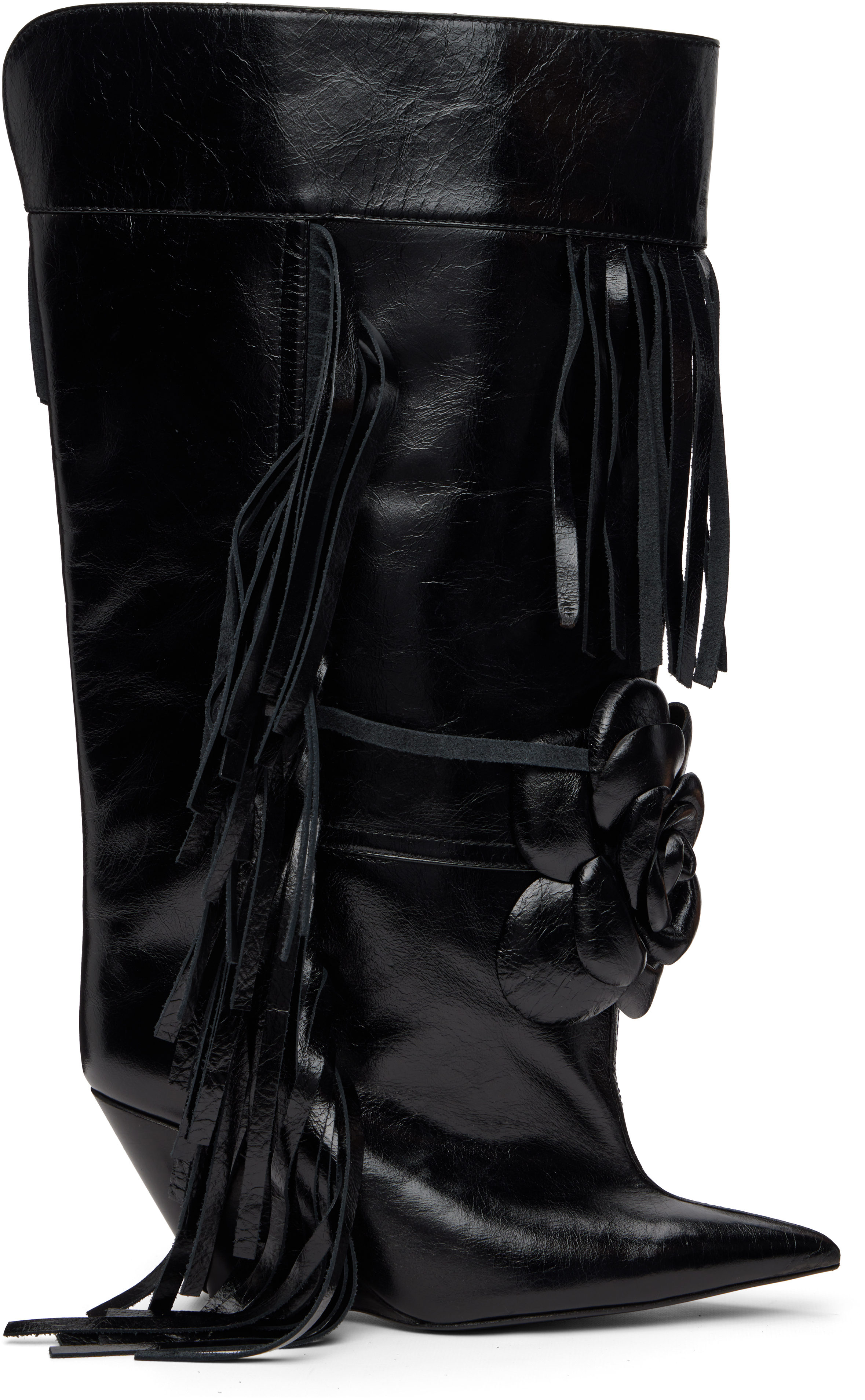 Black Rose Tall Boots