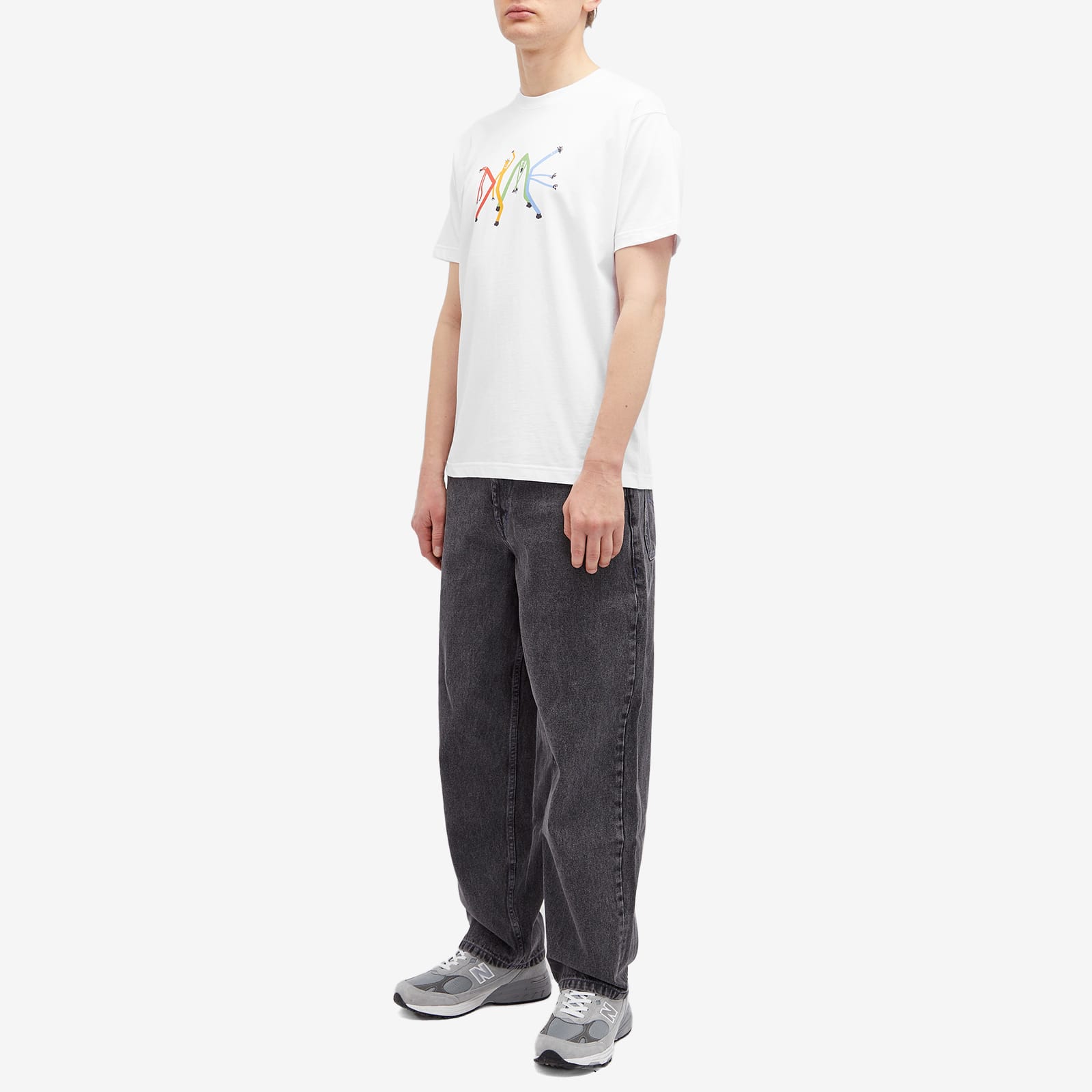 Dime Men's Tubeman T-Shirt in White DIMEHO2456WHT