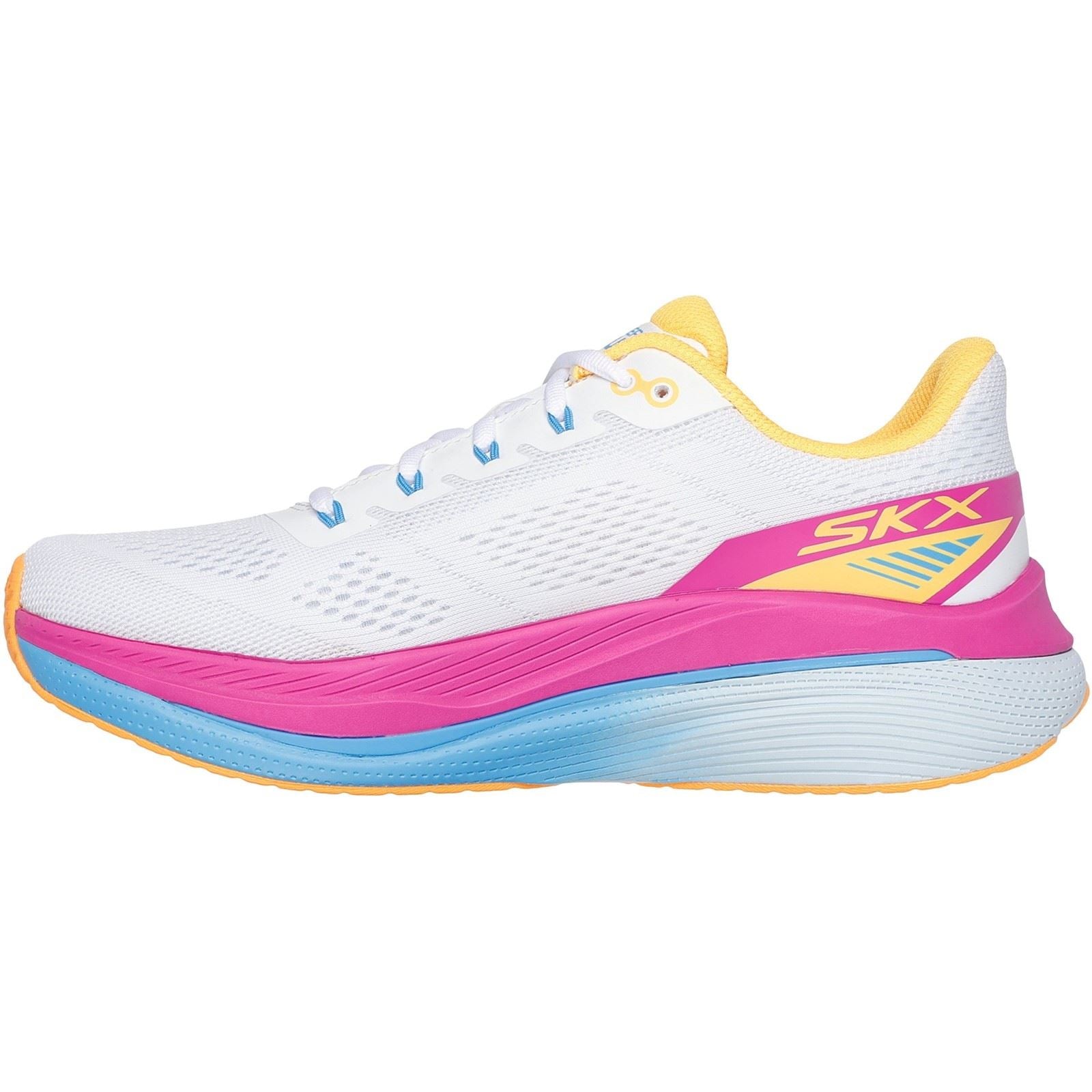 Skechers Performance Max Cushioning Propulsion Textile Women's White/Orange Trainer