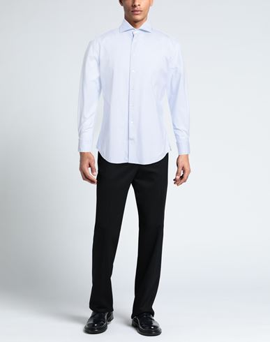 Man Shirt Sky blue Size 15 ¾ Polyamide, Polyester, Elastane