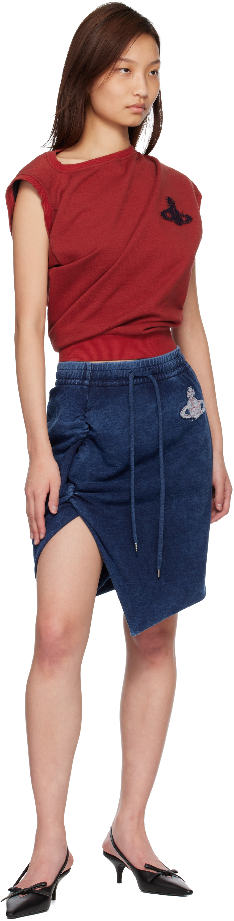 Red Hebo Sweatshirt Top