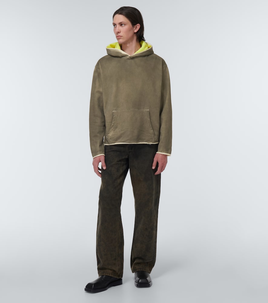 Last Nights cotton jersey hoodie