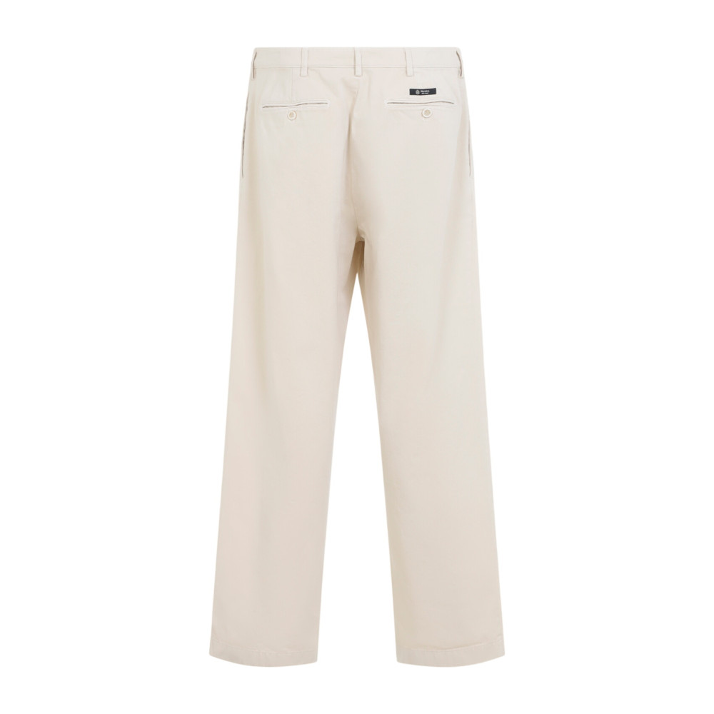 Light Beige Regular Pants
