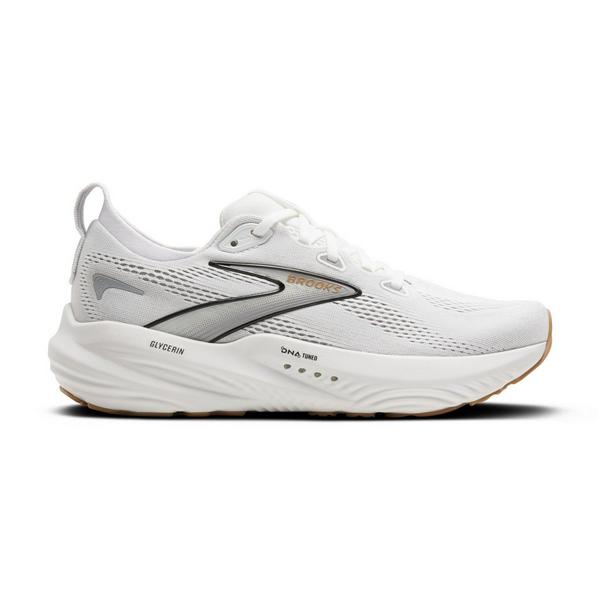 Women's Glycerin 22 Running Shoes 6 Regular White/Grey Heather/Black