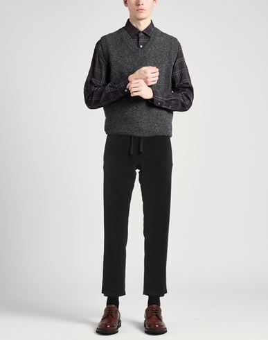 Man Pants Black Size M Cotton