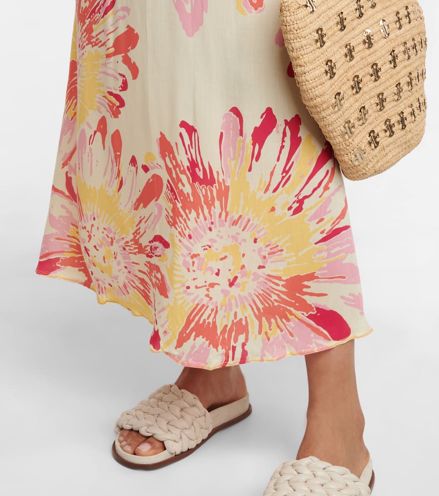 Felicia floral midi dress