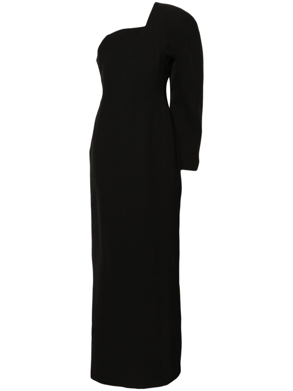 La Robe Pablo one-shoulder maxi dress - 990 BLACK
