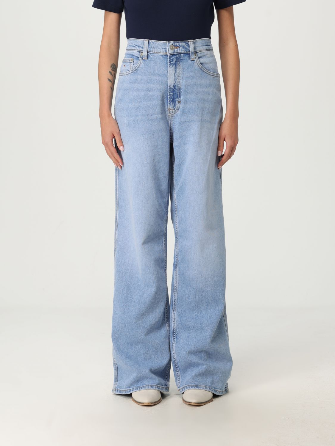 Claire high-rise wide-leg jeans - Blue