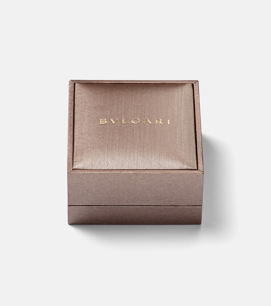 Bvlgari Serpenti Viper 18kt rose gold hoop earrings with diamonds
