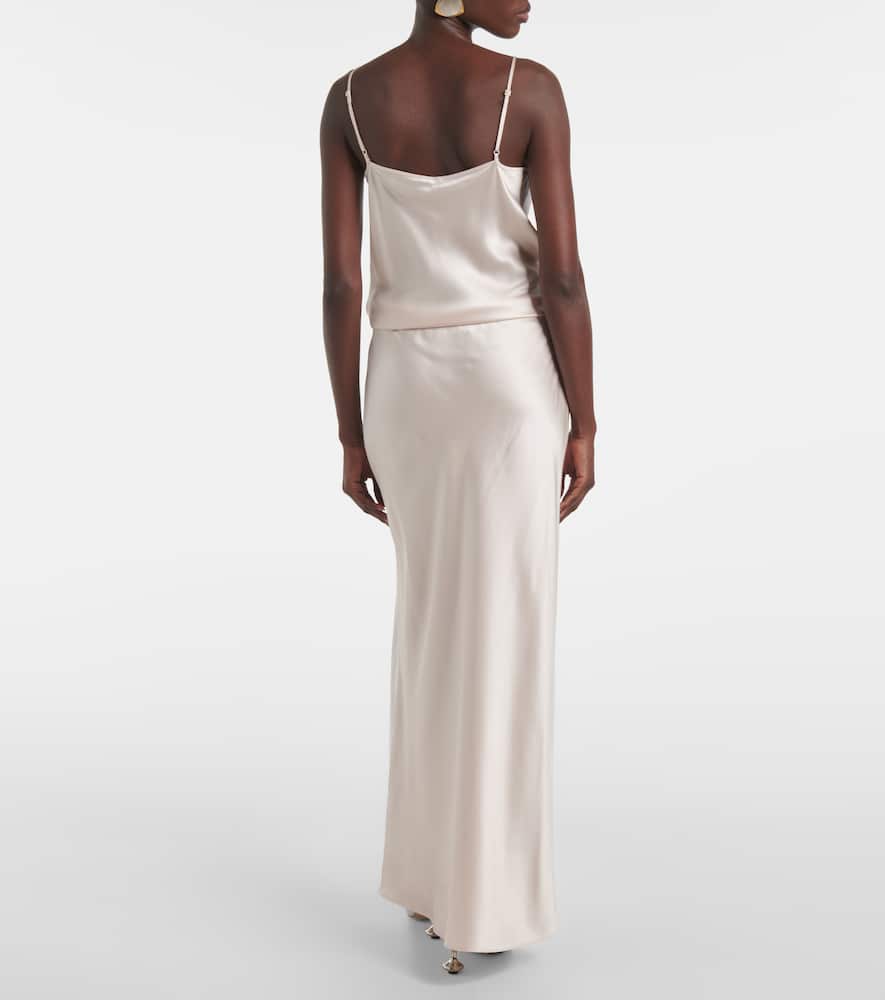 Isaak silk maxi skirt