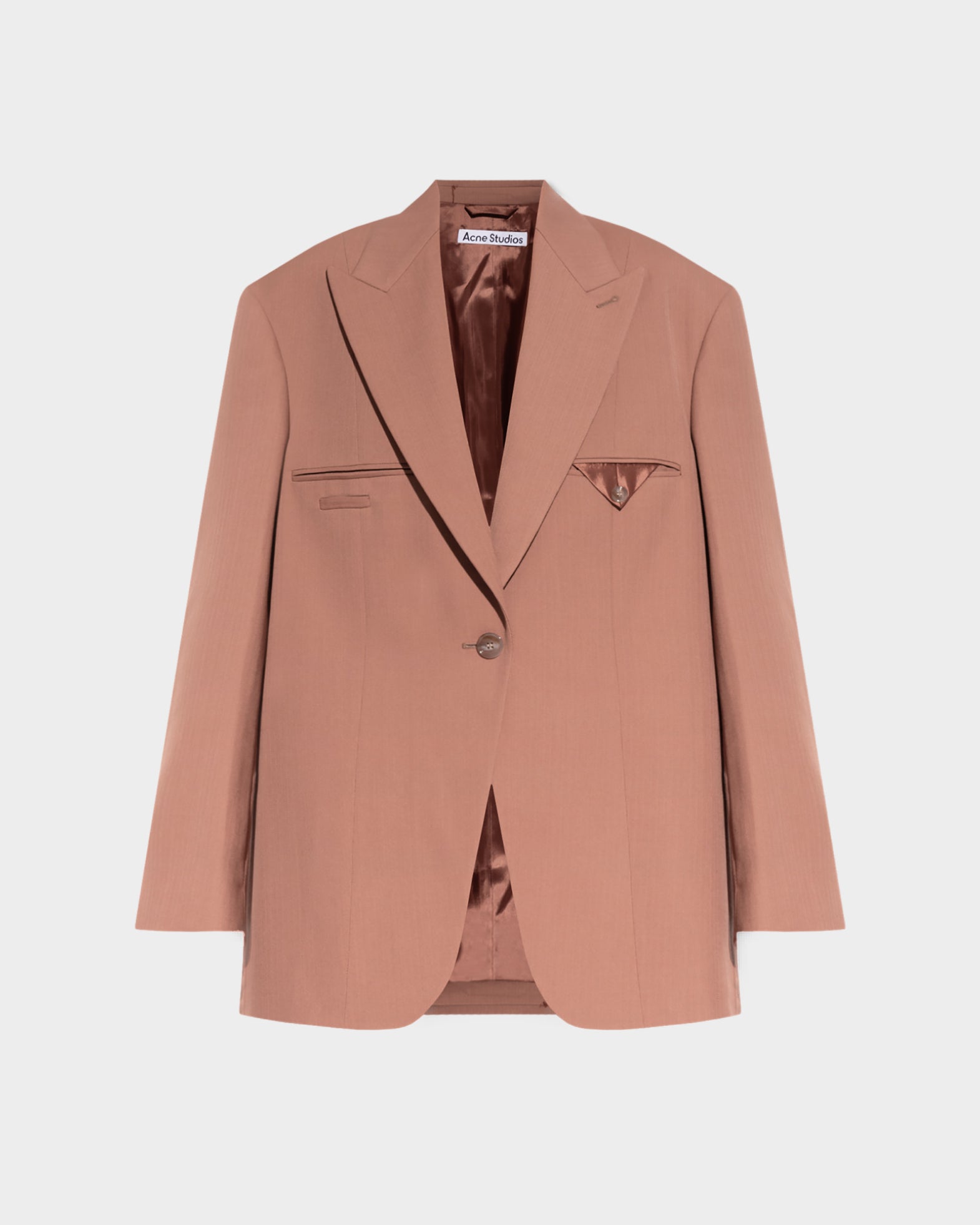 Acne Studios Single Breasted Jacket Metallic