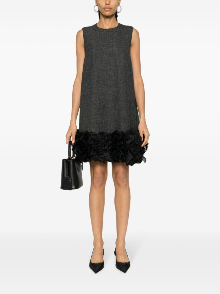 Crewneck Sleeveless Dress
