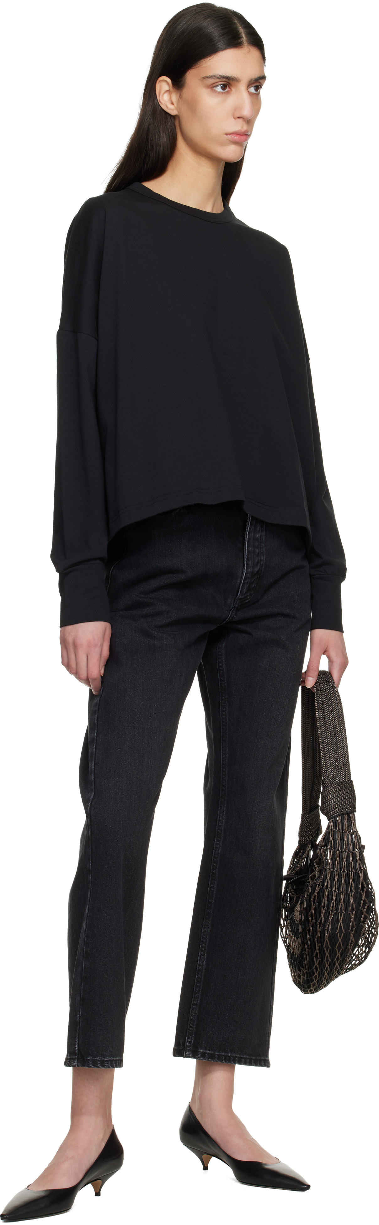 Black Loop Long Sleeve T-shirt