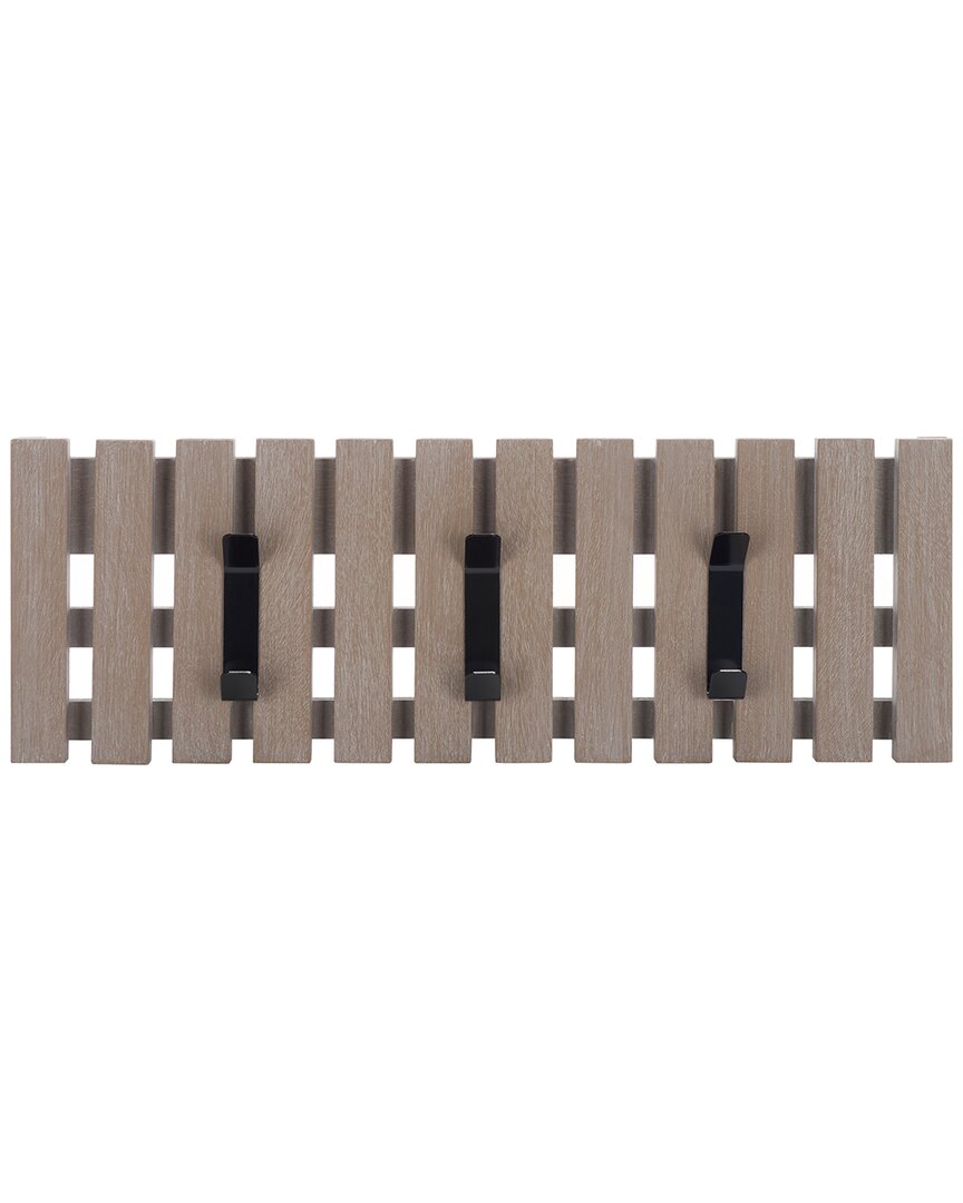 Cato 3-Hook Wall Mount Coat Rack