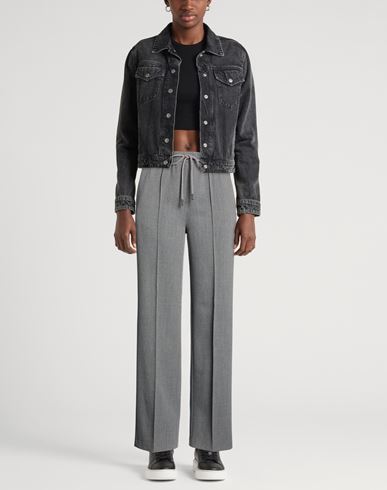Woman Pants Grey Size 8 Polyester, Viscose, Elastane