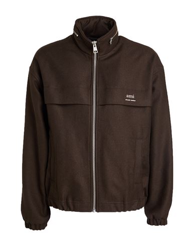 Man Jacket Dark brown Size S Virgin Wool