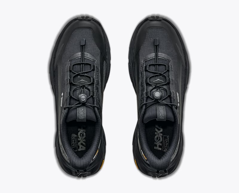 HOKA Men's Transport 2 GTX Shoes in Black/Black