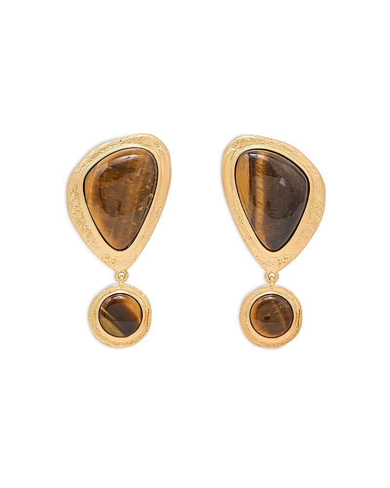 Tori Tumbled Stone Drop Earrings