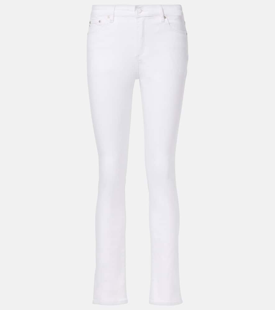 Mari high-rise cropped flared jeans