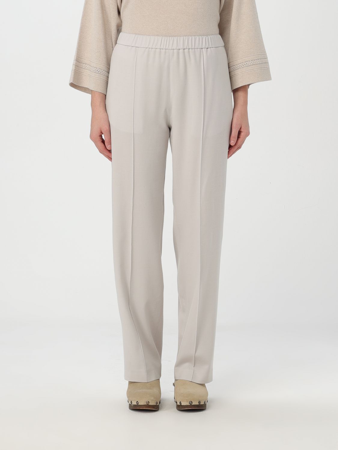 Pants Woman color Beige