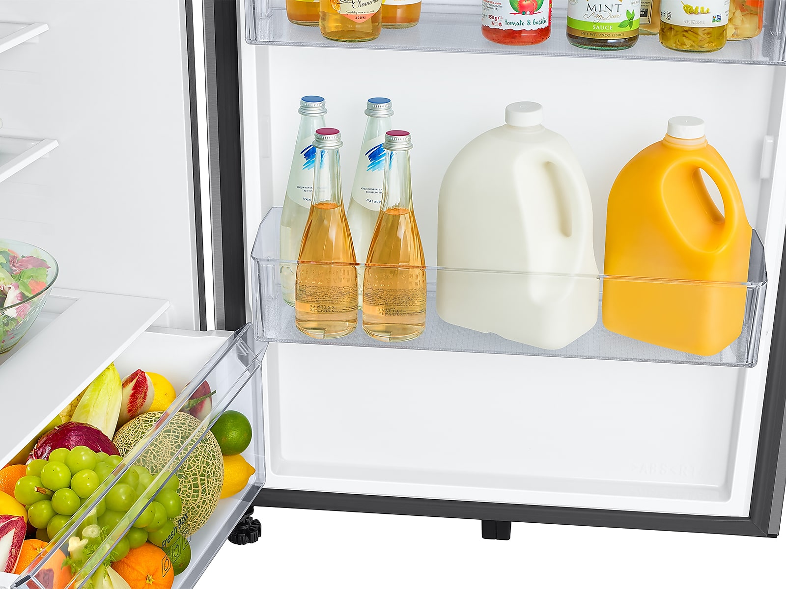 18 cu. ft. Top Freezer Refrigerator with All-Around Cooling in Stainless Steel(RT70F18LRSRAA)