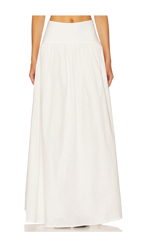 SNDYS Nesa Maxi Skirt in White. XXL. Also in L, M, S, XL