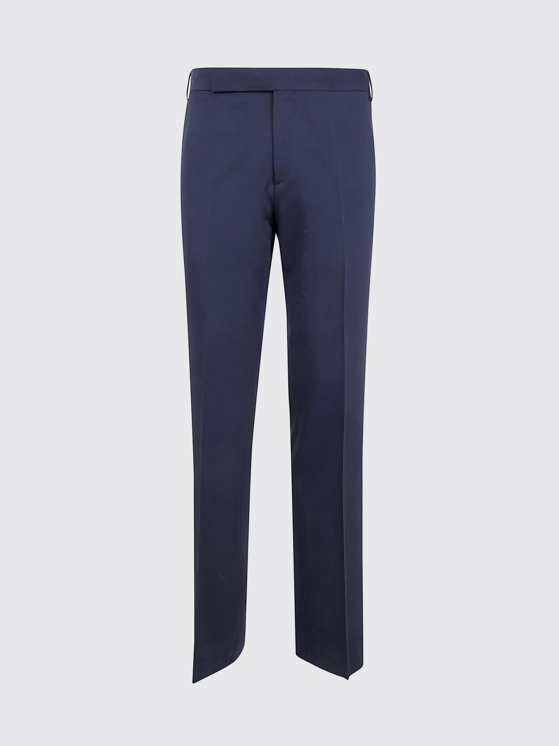 Pants Men color Blue