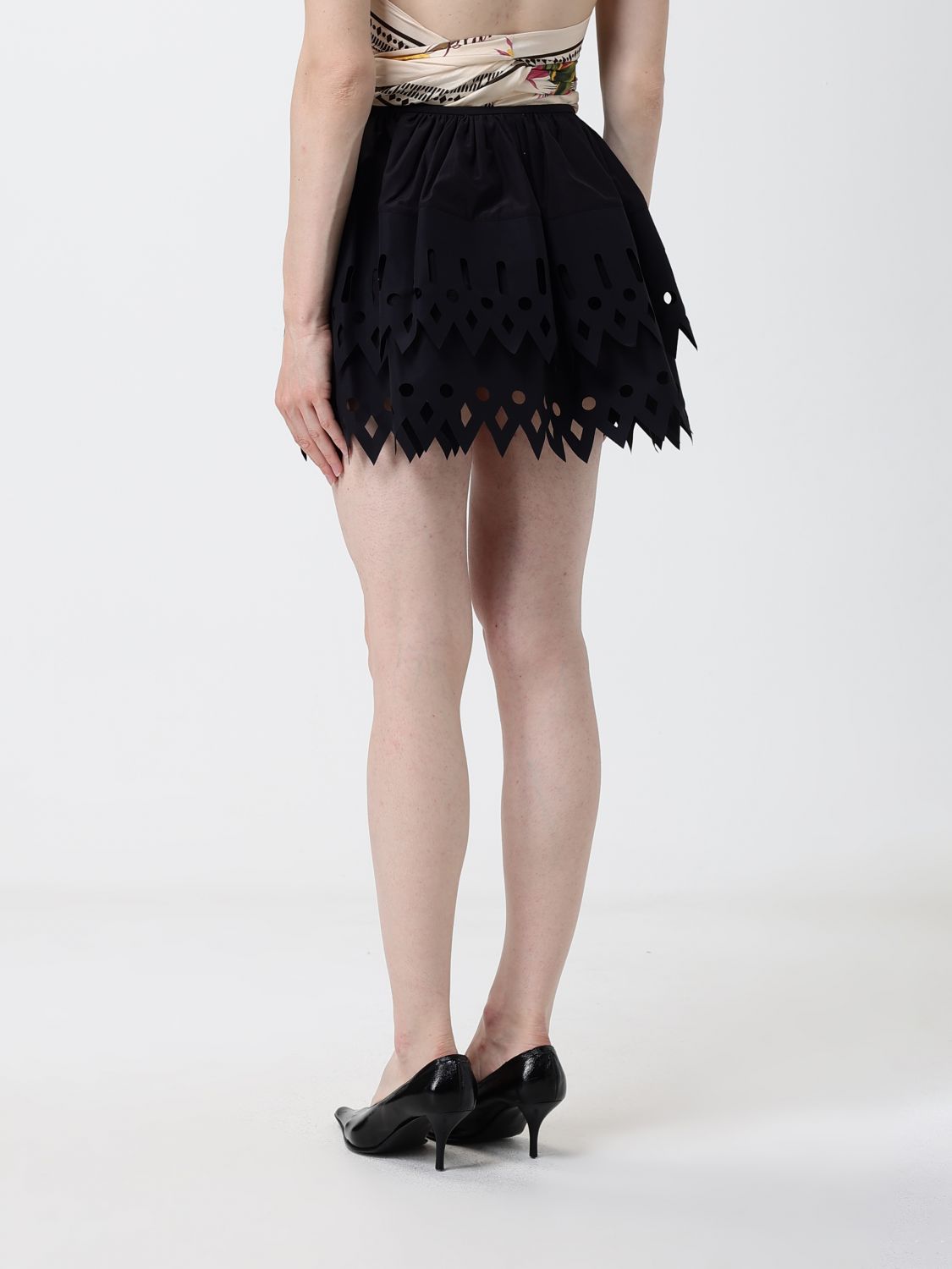 Skirt Woman color Black