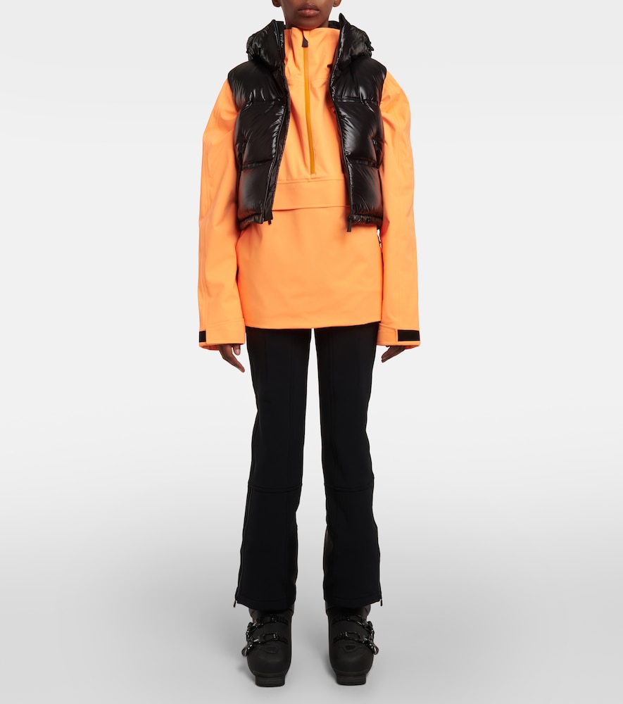 Snowbird cropped down vest