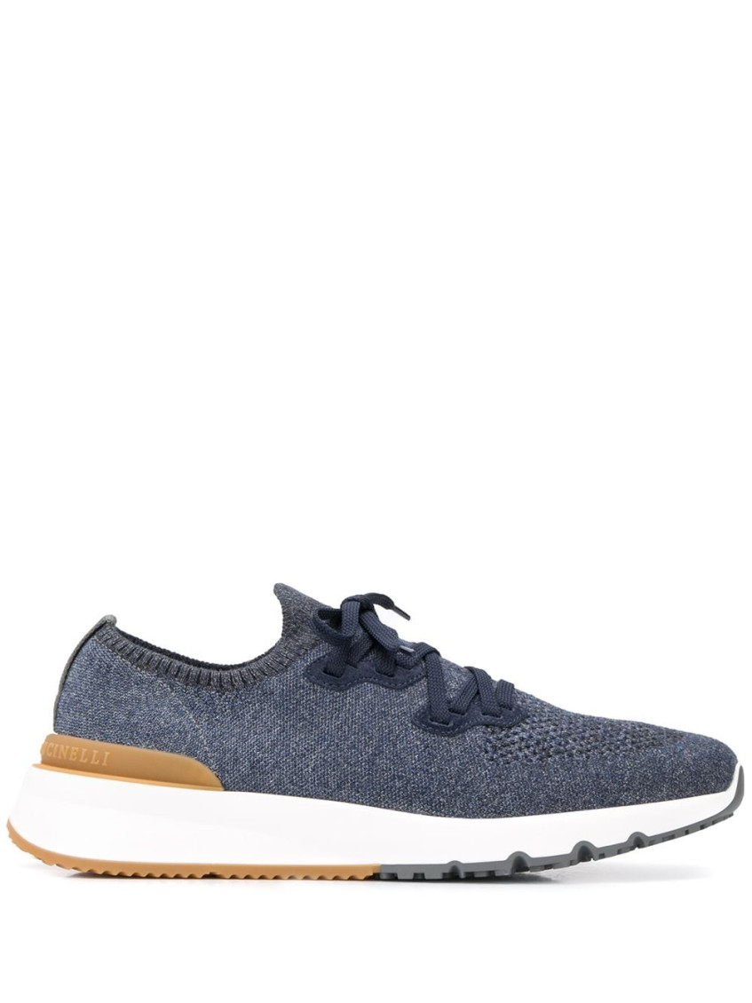 Runners In Chiné Cotton Knit